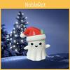 Charming Cartoon Ghost Decoration In Christmas Hat Great For Gift Giving During Festivals