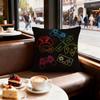 Pattern Colorful Graffiti Game Gamepad Cushion Cover Decorative Cushions Covers Cover Sofa 50X50 Pillow 4 Piece 45X45 40X40
