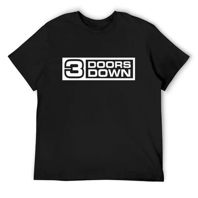 3 Doors Down Logo T-Shirt grafische T-Shirts benutzerdefiniertes Design dein eigenes Oversize-T-Shirt grafische T-Shirts Kleidung für Männer