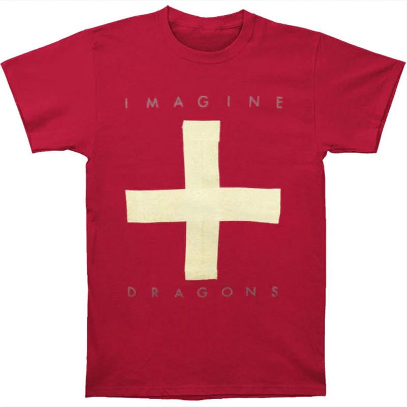 

Fit Imagine Dragons Band An Independent Rock Band From The US Americanstyle Retro Mens Loose Tshirt 2XL