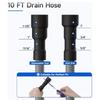 10 Feet Dishwasher Drain Extension Hose Cut to Length Universal Fit Metal Clamp Included Strong Construction for 5/8in