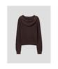 8seconds Button Hooded Pullover Brown