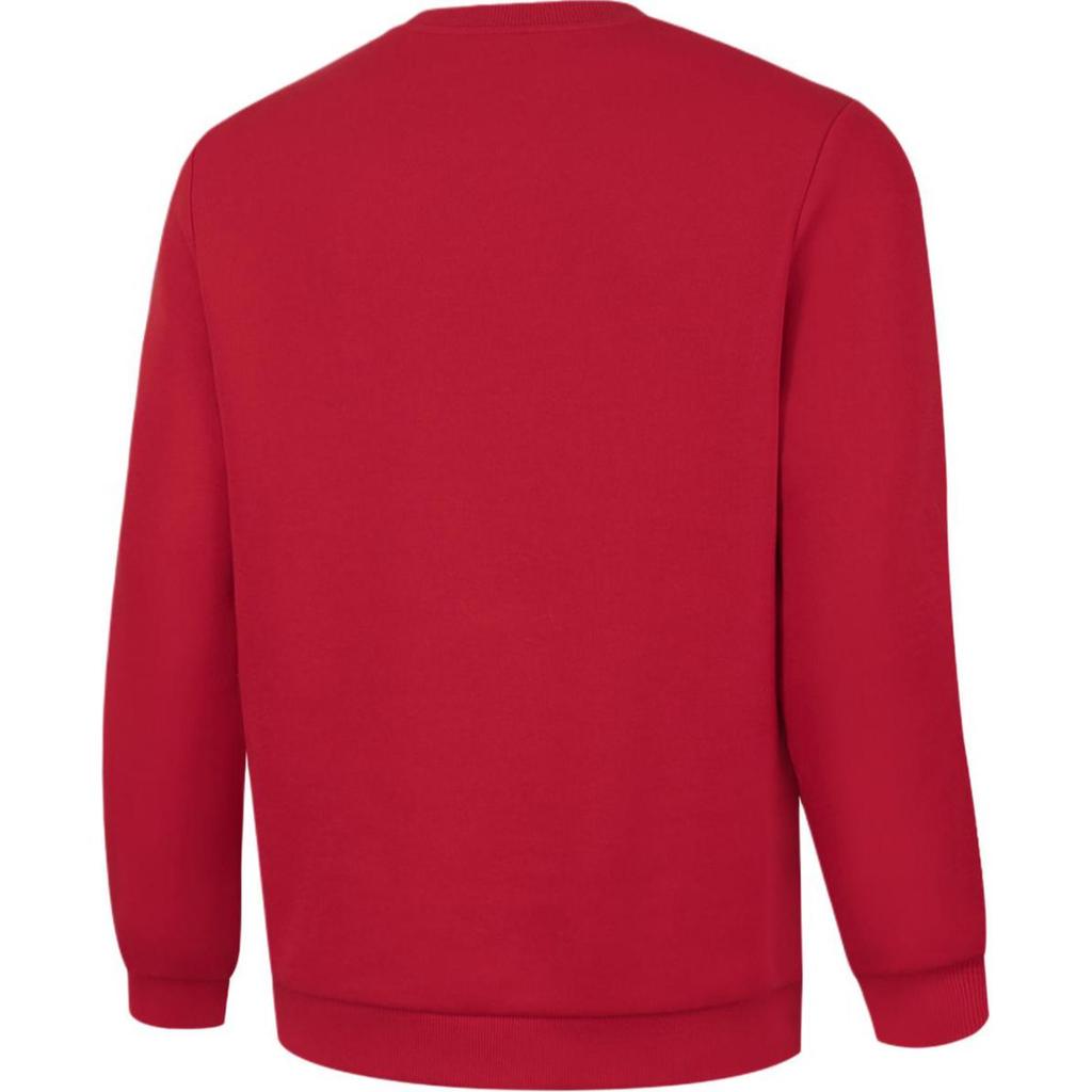 Li Ning Group Purchase Series Comfortable Casual Crew Neck Pullover Sweatshirt Unisex Sweatshirt Bull-Red AWDTF53-3