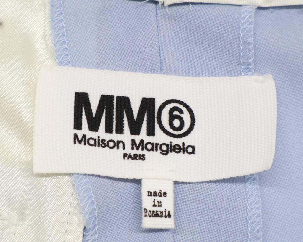 MM6 S52KA0089 Sideline Tapered Pants Bottoms 42 Light blueUsed