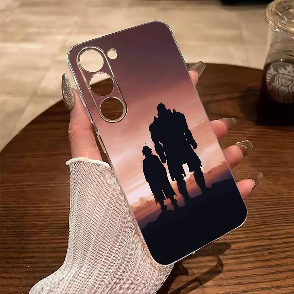 Fullmetal -Alchemist-Edward -Elric Clear Phone Case for Samsung Galaxy A71, A70, A52, A51, A40, A30
