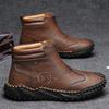 Autumn/ Winter Genuine Leather Men Shoes Waterproof Outdoor Men Boots Comfortable Men Walking Hiking Boots