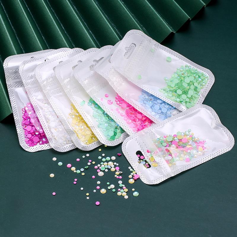 Hot-Selling Halloween Manicure Sticker Diamond Luminous Drill Ss6-Ss20 Multi-Size Mixed Fluorescent Drill