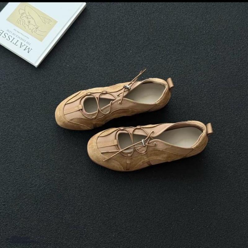 Popular ballet style strap shoes women's summer new flat-bottomed breathable versatile casual shoes