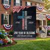 Blessings 250 Years America Garden Ag, 250th Anniversary USA Ag, 1776-2026 XXQ