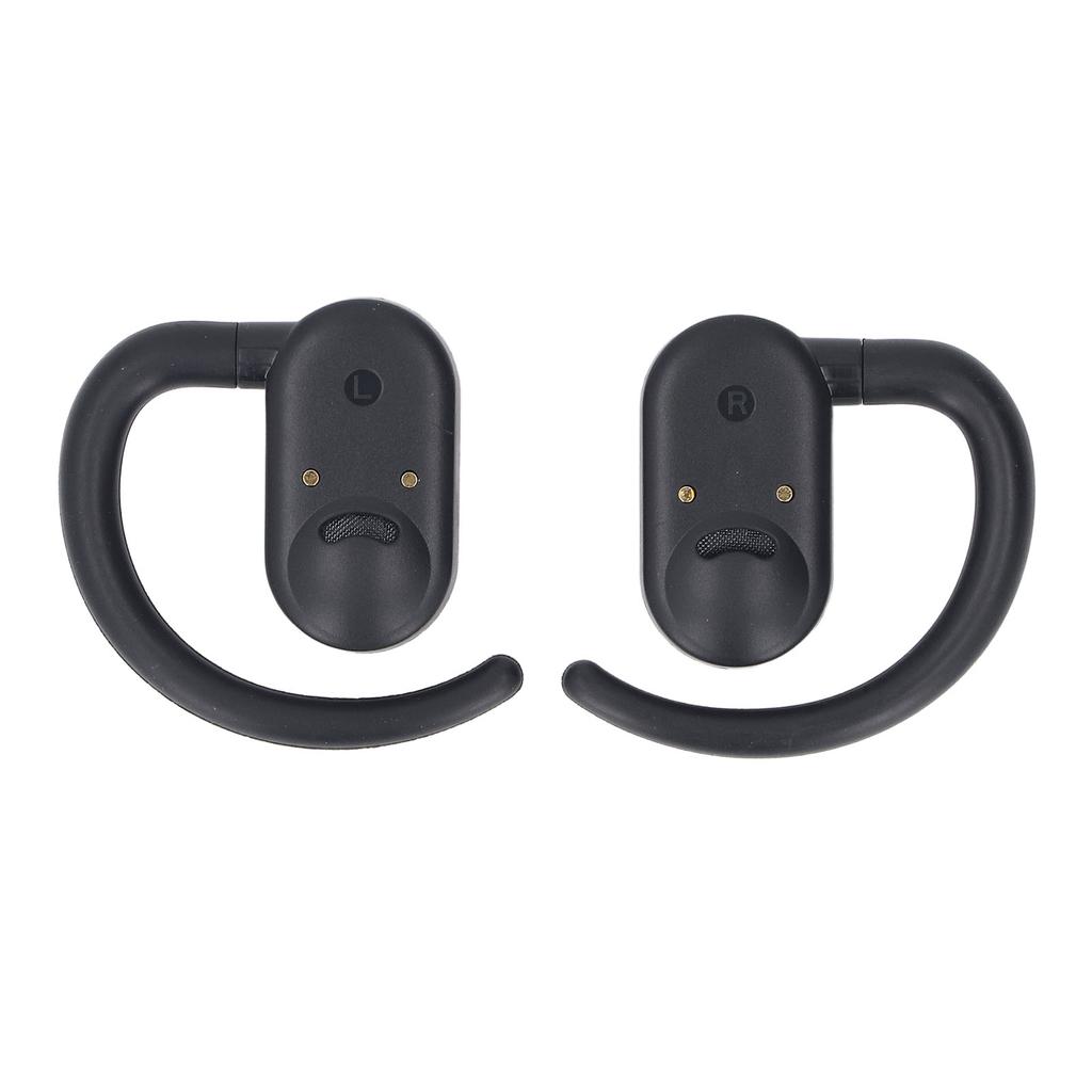 Wireless Earbuds Bluetooth 5.4 IPX7 Water Resistant Bone Conduction Subwoofer Clip On Headphones with Charging Case for