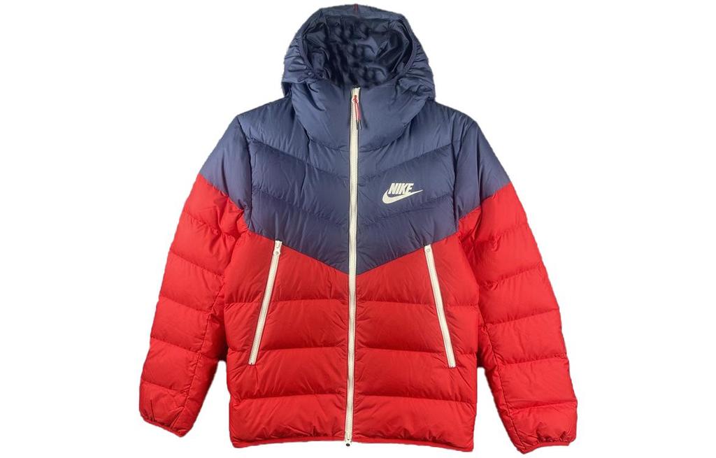 Nike Down Jackets Men's Red Hooded Thickened Other DV0754-410
