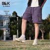 Baleno Herren lockere atmungsaktive Cargo-Bermudashorts