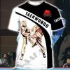 Sport Summer Men'S T-Shirt Wrestling Taekwondo Casual Sport O Collar Quick Dry Loose Short Sleeved Fashion Street Fitness Top