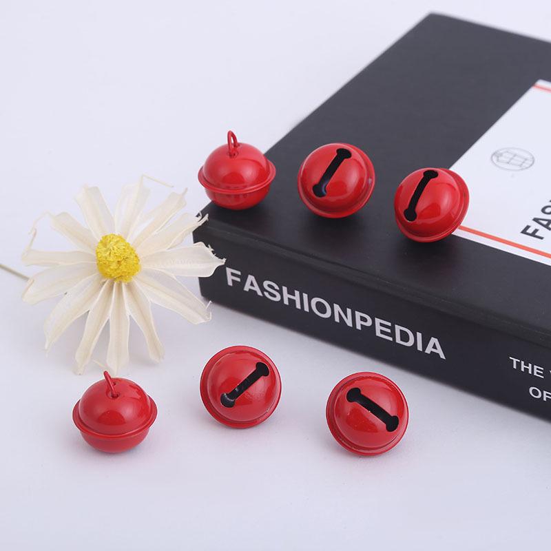 22mm Candy Color Baked Paint Round Pet Collar Bell - Christmas Accessories