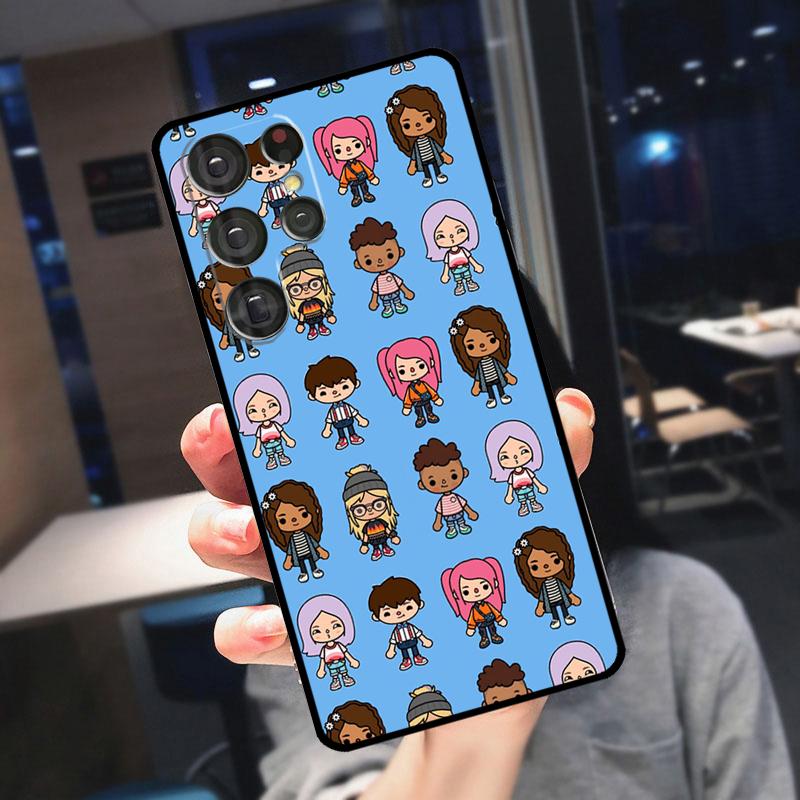 

Toca Boca Toca Life World Case For Samsung Galaxy S23 S22 S21 Ultra S20 FE Note 10 20 S8 S9 S10 Plus Phone Cover Galaxy S21 FE