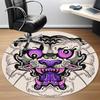 1pc Tiger Face Office Round Area Rug, Indoor Mat Suitable For Office, Under Office Chairs Bedroom Living Room Home Decor, Room Deco