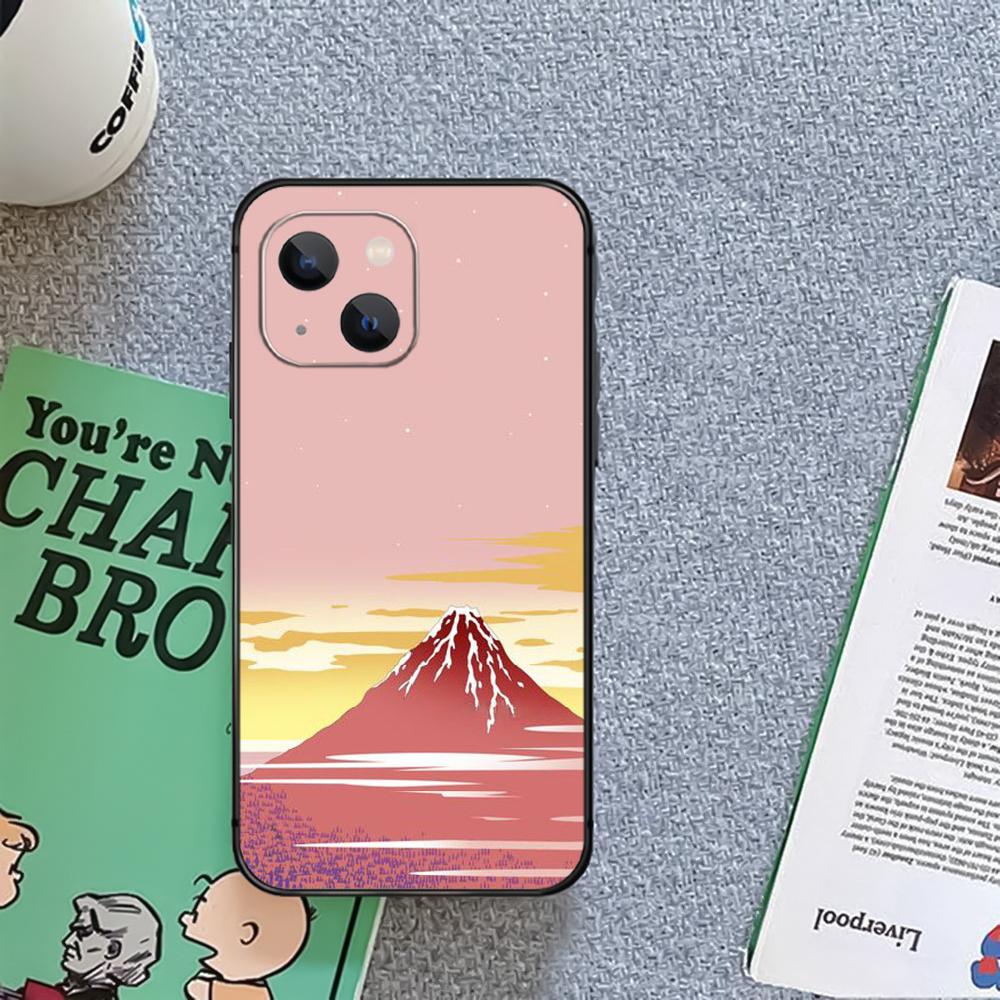 Mount Fuji Japan Art Phone Case Cover Coque For Iphone Xiaomi Mi Samsung Galaxy Redmi Note A S 11 12 13 14 15 22 23 24 5G Pro Plus Max Fe Ultra