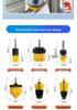 Cross-border Electric Drill Brush 5-Piece Set: Handheld Cleaning, Polishing & Grinding Tool with Irregular Brush Head Design.