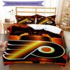 Flyers Liberty Bell Design Bed Bedding Set 1 Duvet Cover + 2 Pillowcases Soft Breathable Household Bed Linens