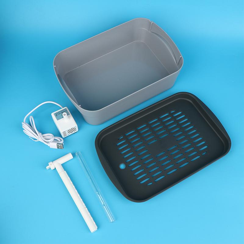 Vasca Bagnetto Elettrica Automatica per Pappagalli Uccelli Usb Vasca da Bagno con Acqua Circolante per Animali Domestici Fontana Doccia Articoli per Animali Domestici