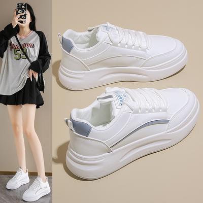 Little White Shoes Women's Tide Autumn New Breathable Student Running Board Shoes Platform Casual Shoes