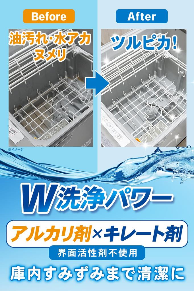 Packung reicht für 6 Spülmaschinen-Innenräume 6 für Gewerbe und Haushalt Geschirr Reinigt das Desinfiziert von Entfernt Fett und Formel mit Silber Grüntee und für