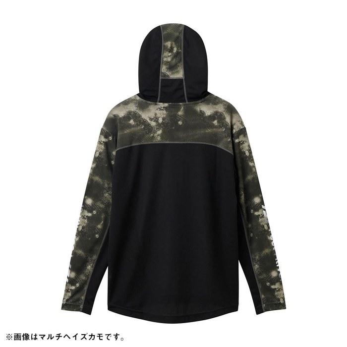 [Daiwa] Boat Game Hoodie Shirt DE-3726 Black Haze Camo 2XL
