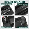 Exterior Outside Door Handle Front Rear Left Right for Hummer H2 2003 2003 2004 2005 2006 2007-2009 Left Hand Drive 15104792