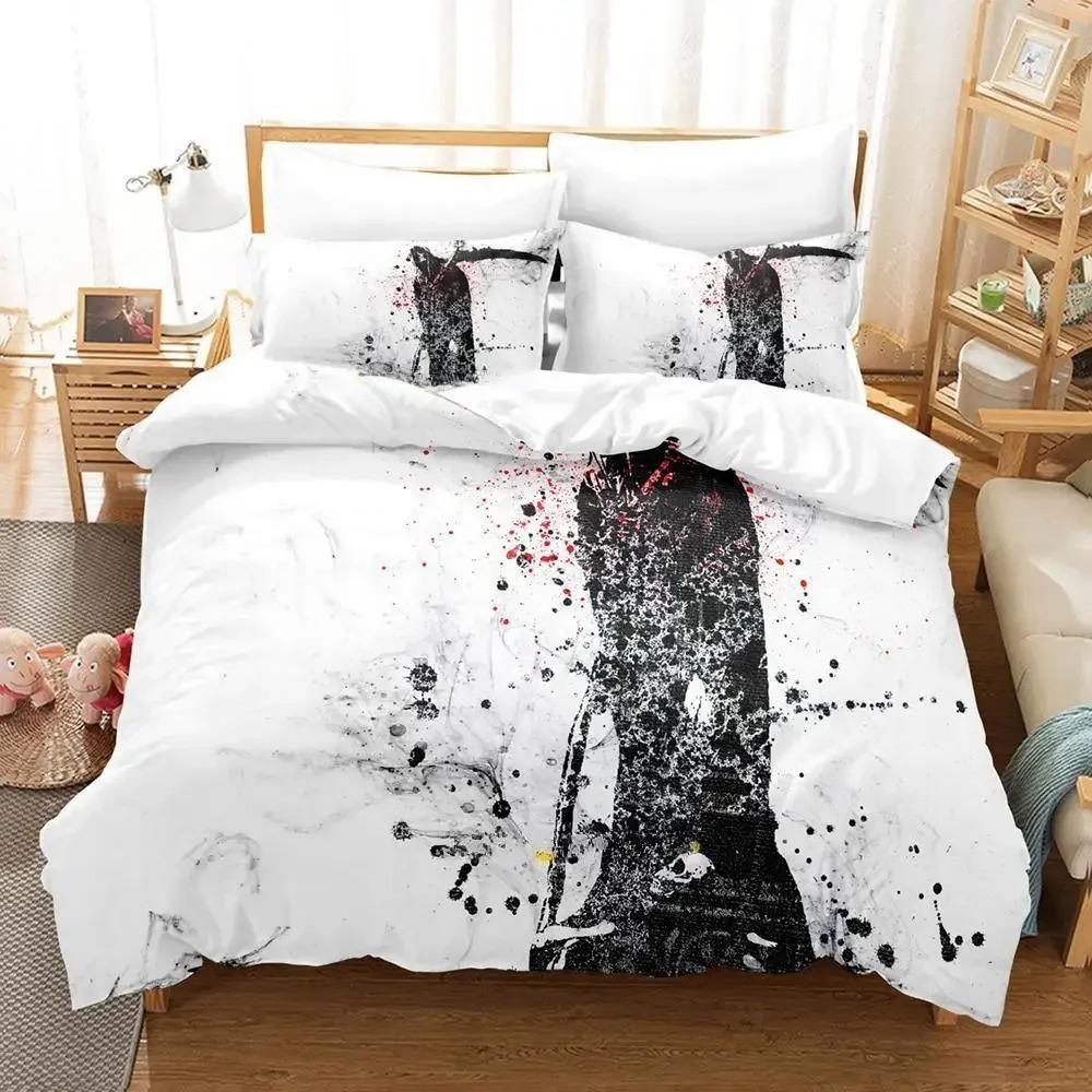 Dark Grim Reaper Bedding Set Single Twin Full Queen King Size Bed Set Adult Kid Bedroom Duvet Cover Sets 3D Anime Bed Sheet Set Tool