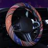 Ethnic Style Linen Steering Wheel Cover - Trendy, Unique Design