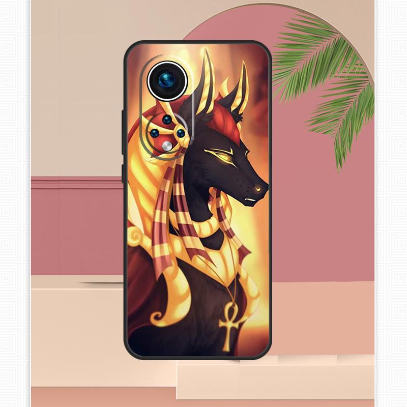 Egypt Nefertiti Anubis Ankh Case For Honor Magic 5 6 7 8 Pro Honor X9c X9b X9a X8b X8a X8c 50 70 90 400 200 Lite Cover