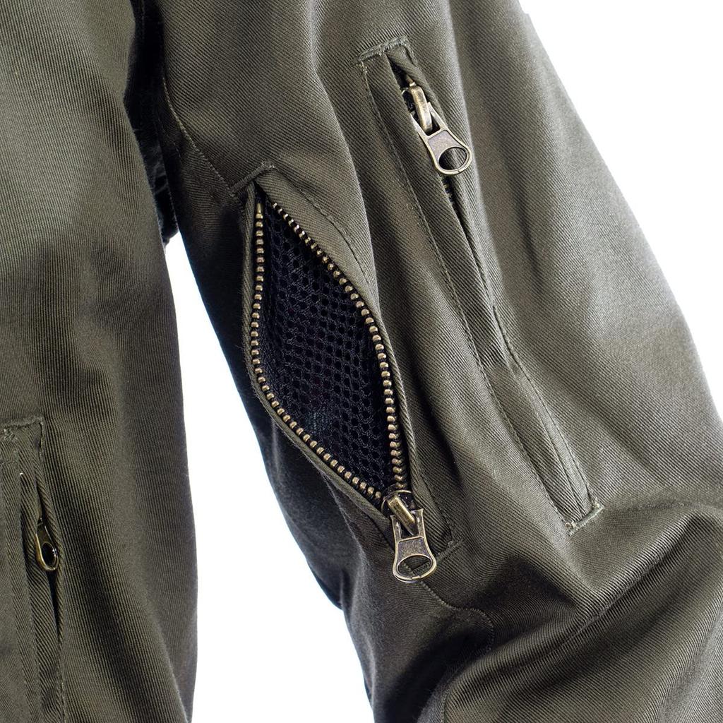 Komine Protect Swing Top Retro Size Motorcycle Jacket JK-5911 Jacket, Black, L,