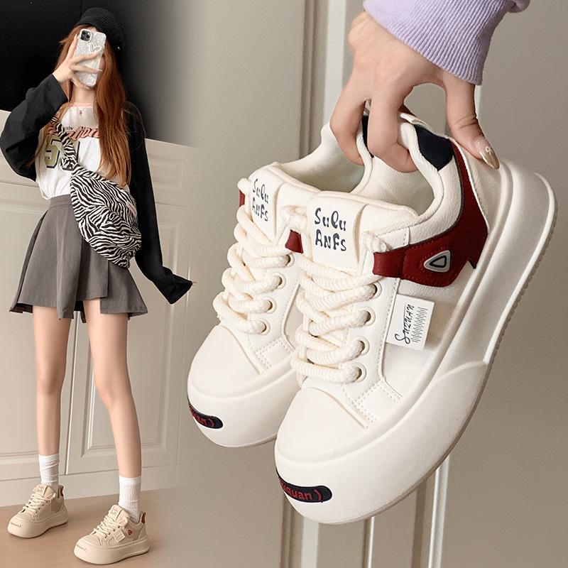2025 little white shoes children's autumn new Korean version ins female students leisure sports versatile board shoes street shot K1722