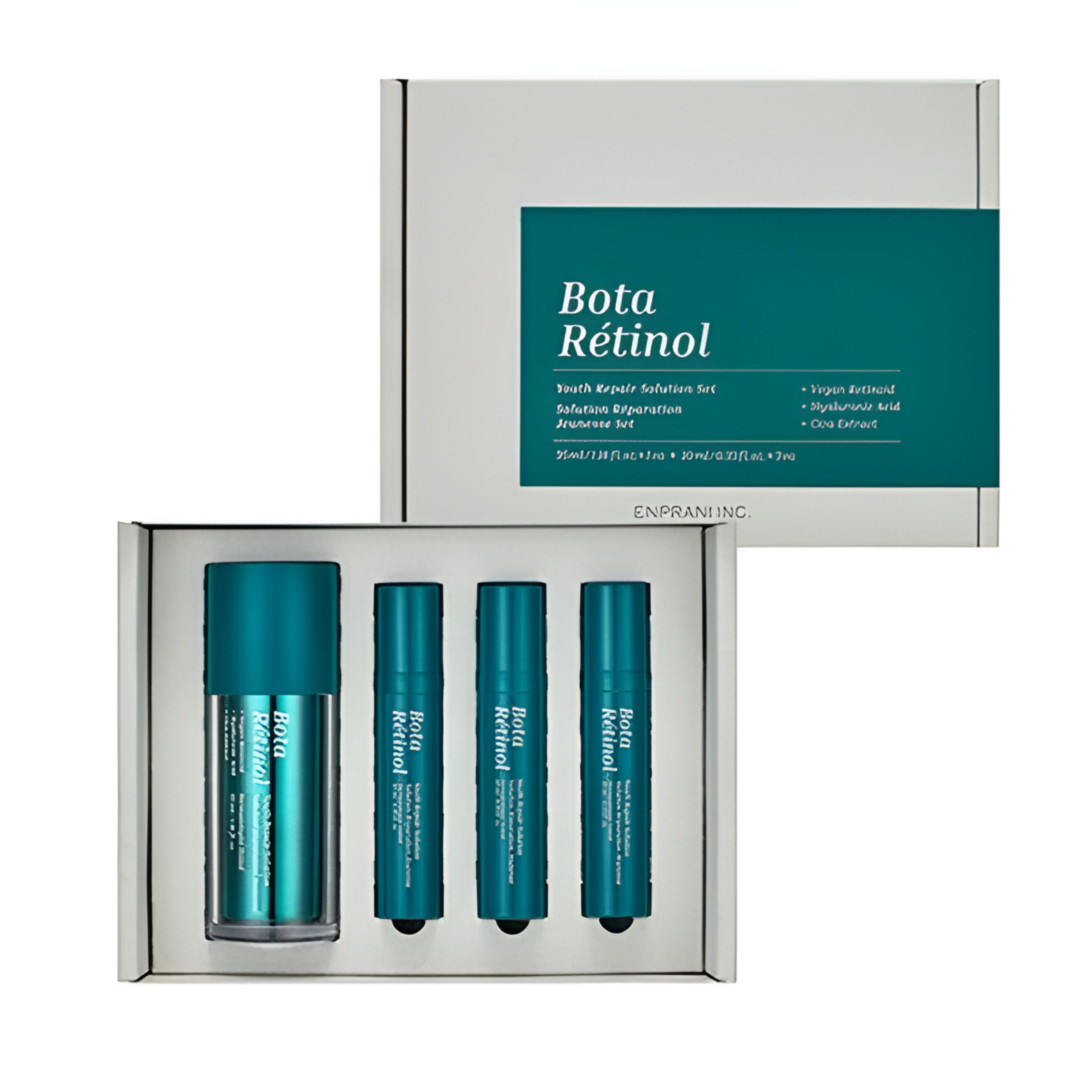Enprani Botaretinol Youth Repair Solution Serum Set 35ml + 10ml x3 Korean Skincare Anti-Aging Retinol Serum