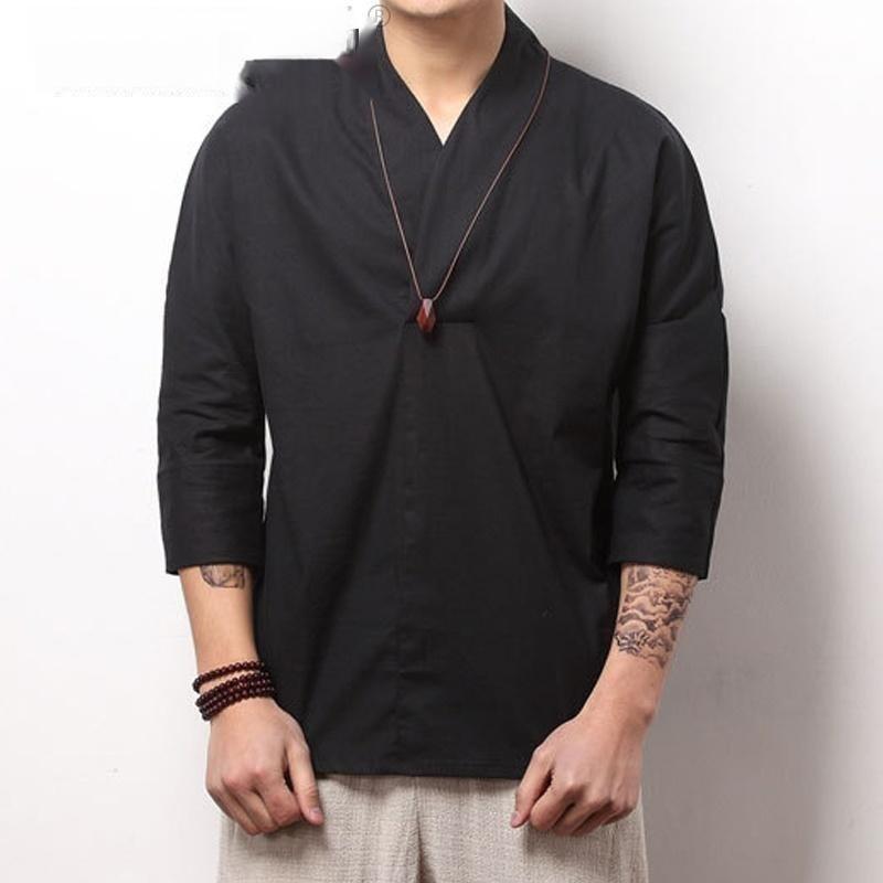 Cardigan Kimono da Uomo Moda Tradizionale Abbigliamento Samurai Giapponese Streetwear Yukata Camicia da Uomo Haori Cappotto Kimono da Uomo