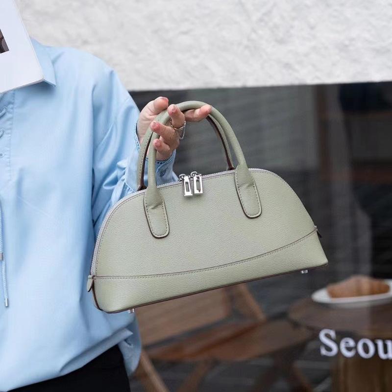 

Handbag Niche Women s Shoulder Bag Crossbody Bag Large Capacity Handbag Versatile Genuine Leather Women s Bag 32x10x16 CM зелений