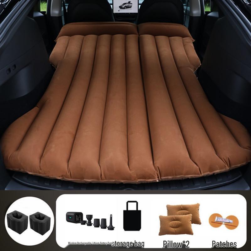 Tesla Model Y/3 Rear Seat Inflatable Mattress - Foldable Car Sleeping Pad