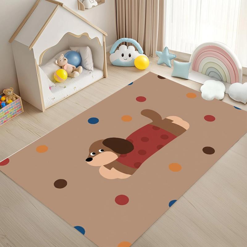 

The Floor Mat Features Cute Puppy Patterns and Is Easy To Clean for Entrance of The Kitchen Corridor Bathroom and Living Room 40X60cm