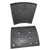 Heavy Truck Haowo TX7 T5G Sitrak C7H Truck Spare Parts Brake Pad Brake Lining (410X160) 8-hole WG4075450160