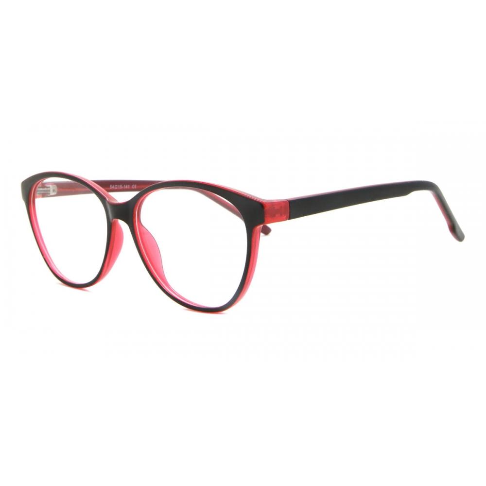 Full Rim Oval Shiny Black Dark Pink Smartbuy Collection Sunny Cp126c Fashion Unisex Eyeglasses