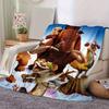 1 pezzo, Coperta Decorativa Casa Era Glaciale Perfetta per Divano, Camera da Letto, Soggiorno, Viaggio, Campeggio