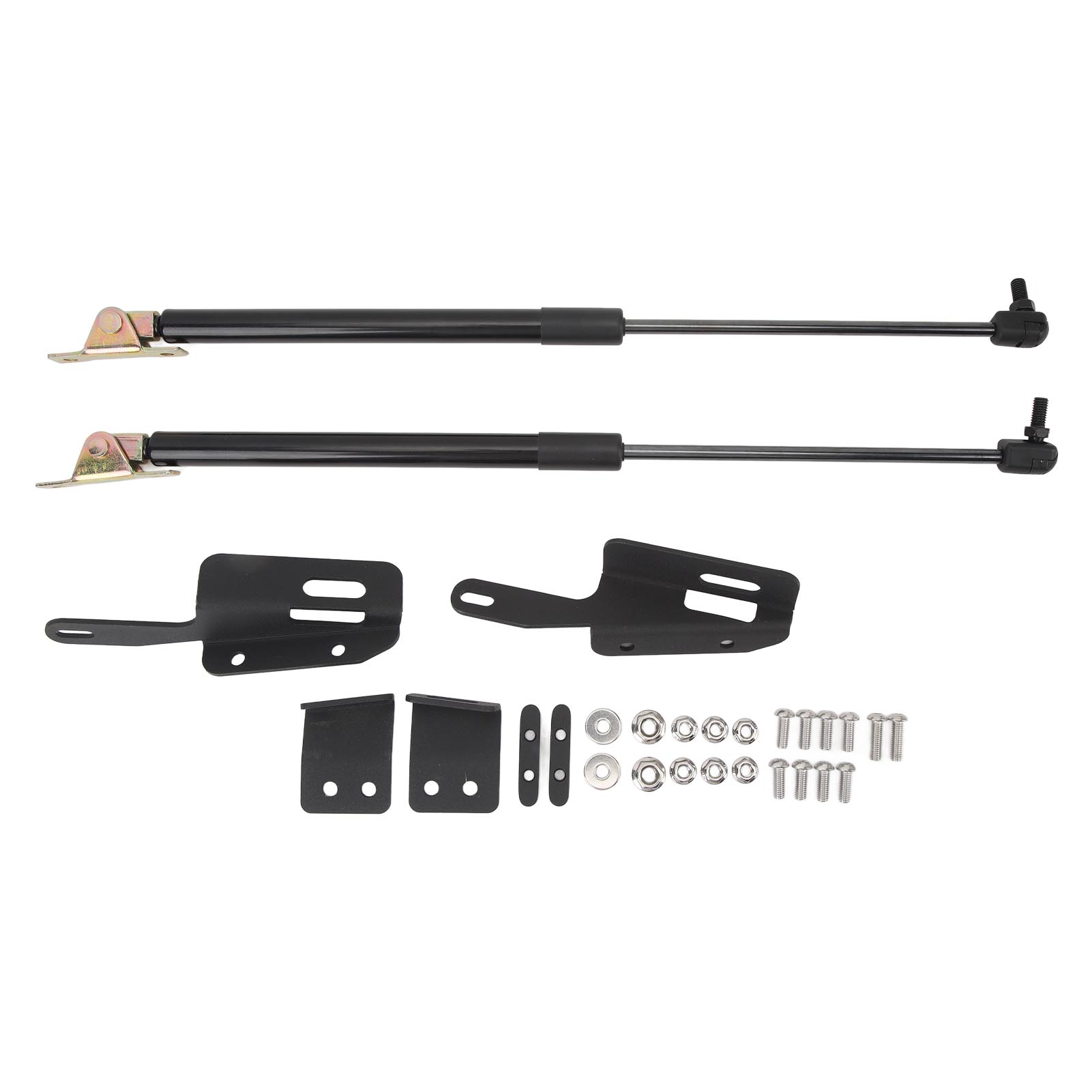 Front Hood Lift Support Kit Easy to Install Hood Lift Support Struts Assist Kit for Wrangler JK Unlimited 2011 to 2018
