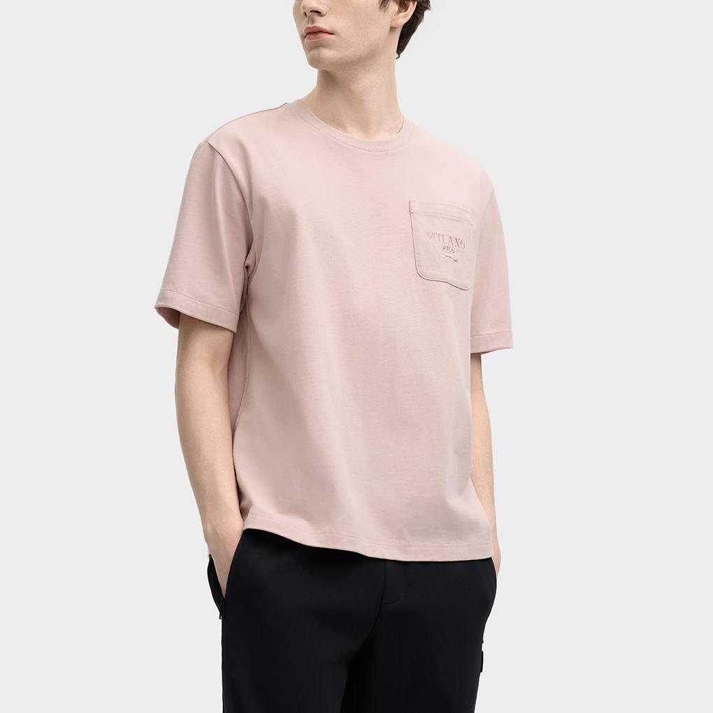 Fila MILANO T Shirt Men's Nude Pink F11M515105F-PK