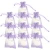 10 Stück Lavendel Duftsäckchen Beutel Leer Kordelzug Schminktisch Parfüm