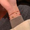 18k real gold electroplated zir*****il drop pony bracelet new Chinese natal year bracelet light luxury jewelry women