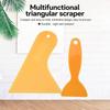 Car Window Tinting Tools Yellow Squeegee Glass Window Film Headlight Film Triangular Squeegee
