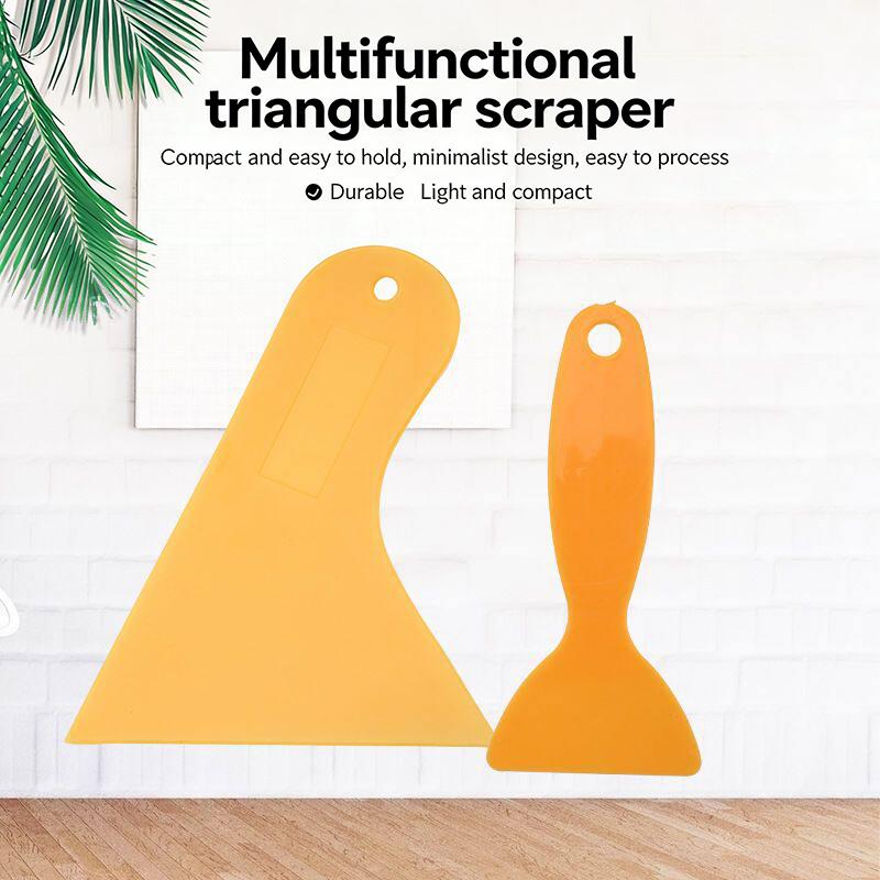 Car Window Tinting Tools Yellow Squeegee Glass Window Film Headlight Film Triangular Squeegee