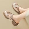 Anti-slip Thick-soled Front-encased Shoes - Women's New Style Casual Flip-flops