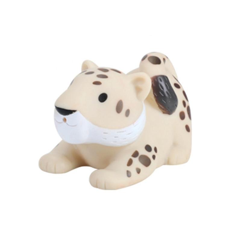 Rubber Cartoon Animal Baby Bath Toy Floating Squeeze Animal Water Squirting Toy With Sprays Design For Toddler Bathing