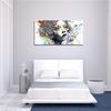 Beautiful Girl Face Canvas Print Painting Modern Face Painted Art Picture for Living Room Wall Decor
